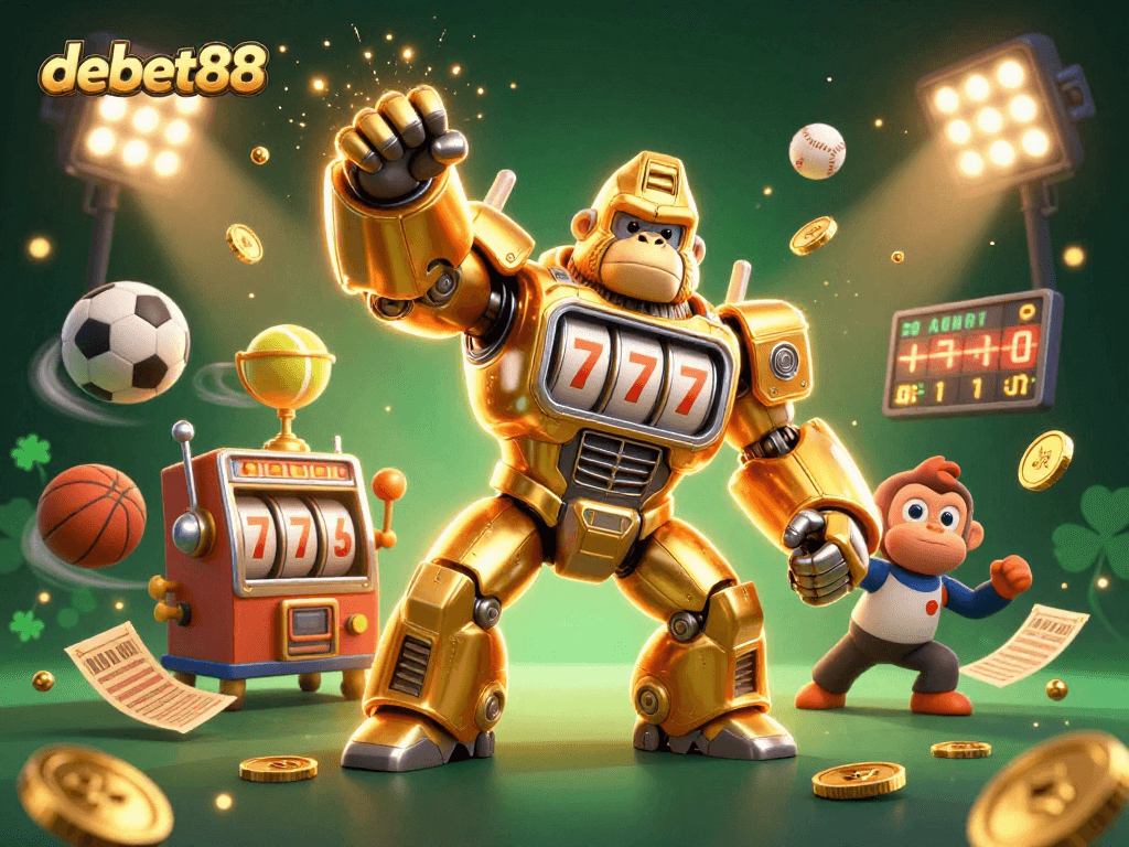 Engage with debet88’s thrilling gaming experience featuring dynamic 3D casino elements.