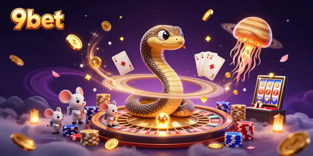 Bet on vibrant 3D casino action at 9bet with animated players and rich game features.