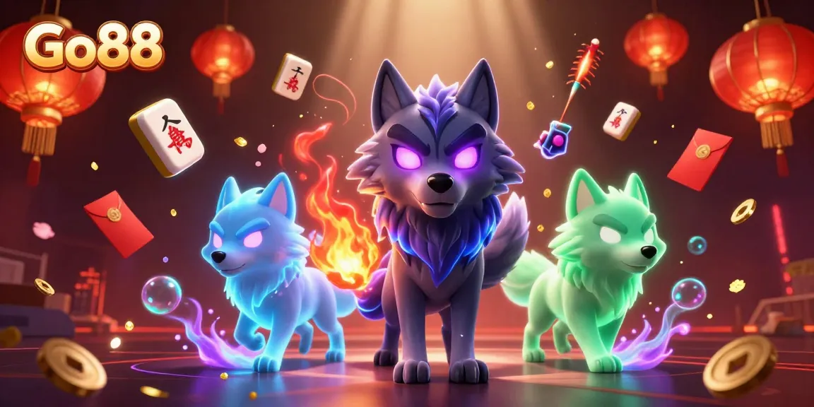 Engage with the thrilling Go88 game featuring dynamic wolves and vibrant betting elements.
