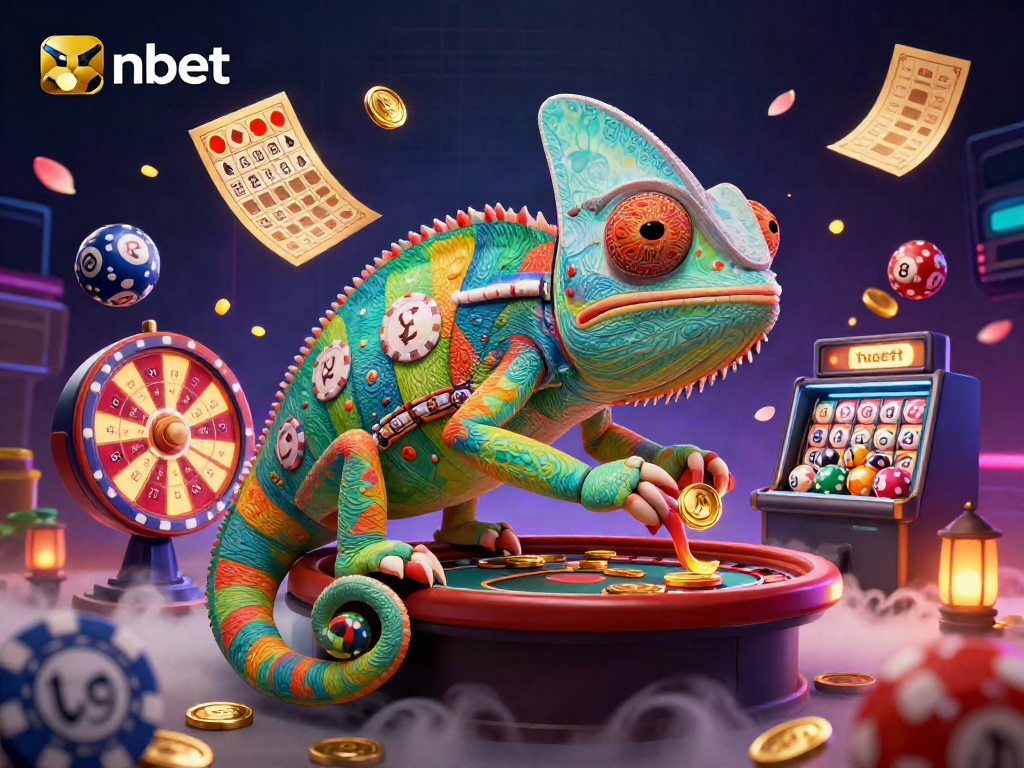 Engage in exciting gameplay at nbet with vibrant lottery balls and captivating casino elements galore.