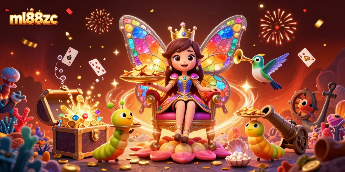 Experience thrilling gameplay at ml88zc with vibrant casino elements and magical characters.