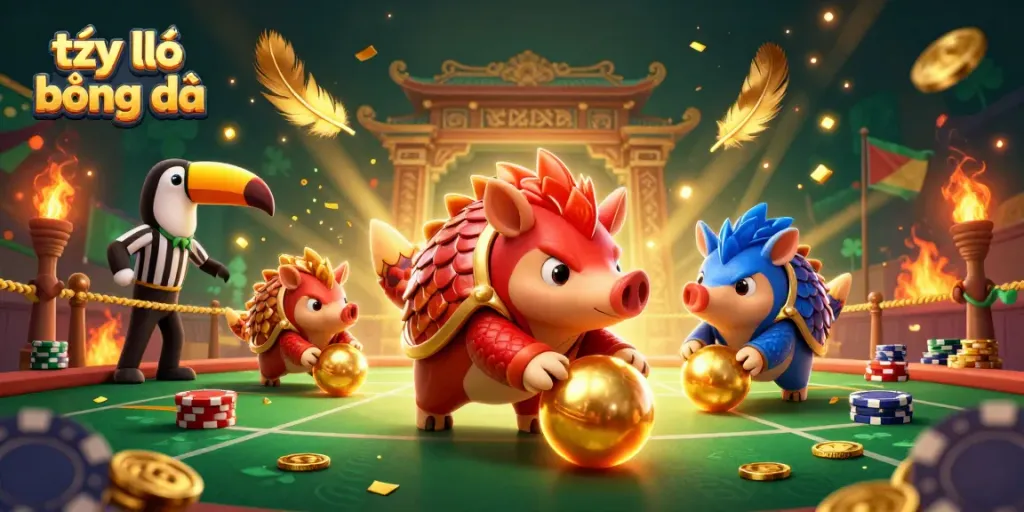 Experience exciting sports betting with tỷ lệ bóng đá in a vibrant casino environment.