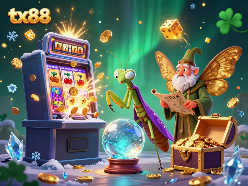 Experience thrilling casino action with tx88 featuring vibrant characters and jackpot elements.