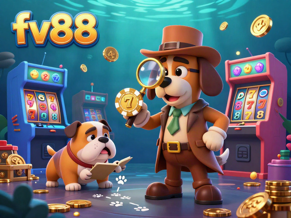 Engage in thrilling adventures with fv88 as you discover golden poker chip clues and vibrant slot machines.